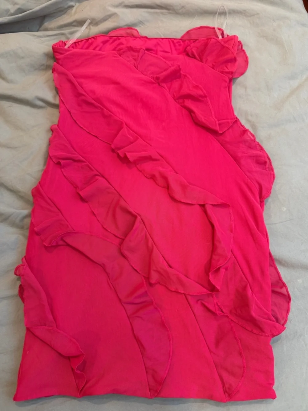 Oh Polly Ruffle Mini Dress - Picture 2 of 2